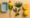 AI generated image image showing a plastic Tupperware, olives, citrus, and plants.